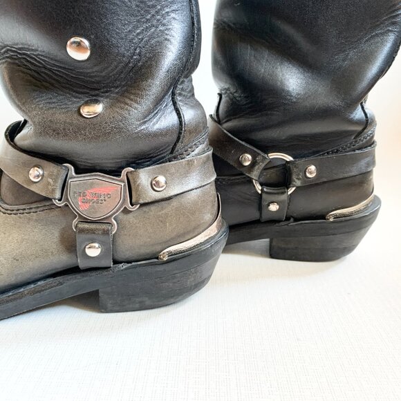 Red Wing Leather Biker Boots – Size 7 US /37,5 EUR - Picture 5 of 8